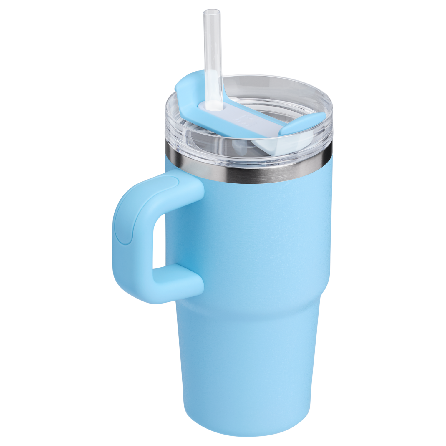 Car-Cup Friendly The Quencher H2.O Flowstate Tumbler with Handle | Stanley Create D309N - Premium Stainless Steel Straw Cup for All-Day Hydration Detail