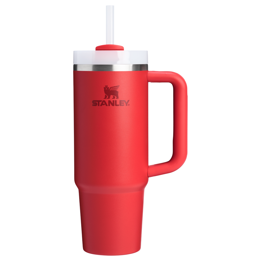 Double-Wall Vacuum The Quencher H2.0 Flowstate Tumbler D051L - Double-Wall Vacuum Insulated Travel Tumbler with Straw - Chili Red