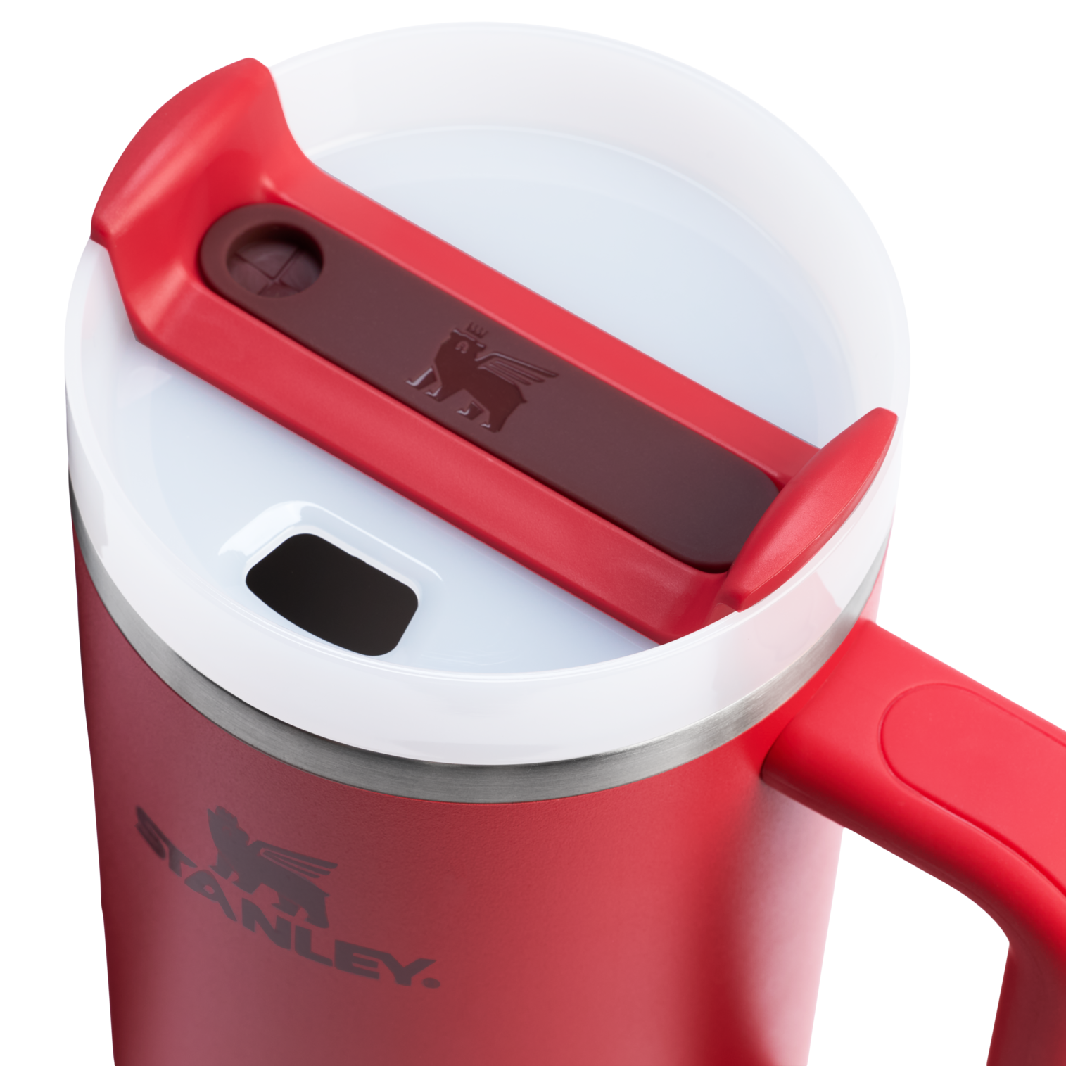 Splash-Resistant FlowState The Quencher H2.0 Flowstate Tumbler D050X - Double-Wall Vacuum Insulated Travel Tumbler with Straw Detail