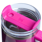 Insulated Travel The Quencher H2.O Flowstate Tumbler | Stanley Create D274S - Double-Wall Vacuum Insulated Travel Tumbler with Straw Detail