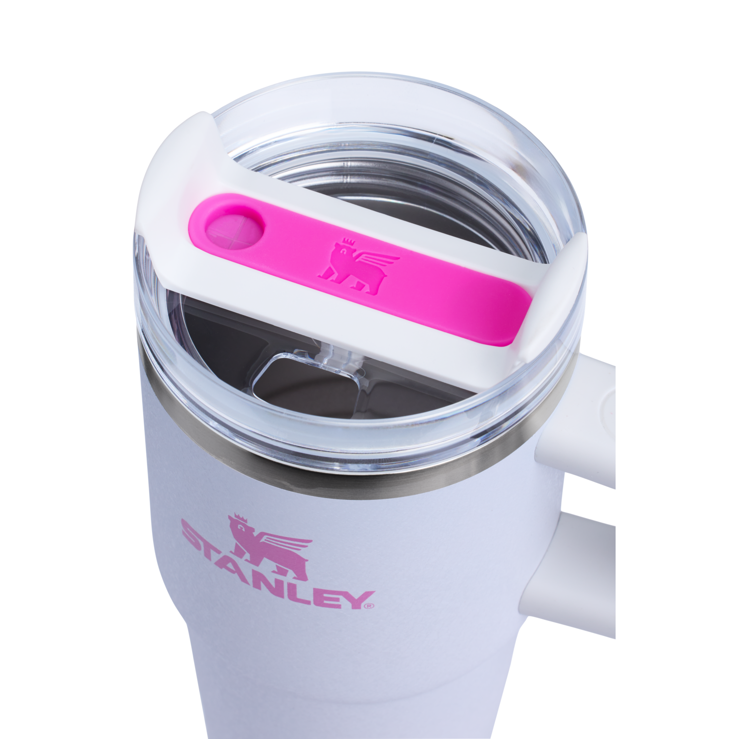 Insulated Travel The Quencher H2.O Flowstate Tumbler | Stanley Create D274S - Double-Wall Vacuum Insulated Travel Tumbler with Straw Detail