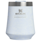Flavor-Preserving Stanley 1913 x LoveShackFancy Holiday Reserve Wine Tumbler D204X - Shatterproof Flavor-Preserving Cocktail Tumbler with Lid - Baby Bow Pink Peppermint