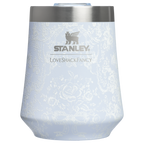 Flavor-Preserving Stanley 1913 x LoveShackFancy Holiday Reserve Wine Tumbler D204X - Shatterproof Flavor-Preserving Cocktail Tumbler with Lid - Toscana Toile Alpine Blue