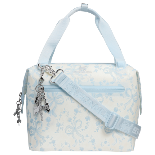Ice-Retention Stanley 1913 x LoveShackFancy Holiday All Day Julienne Mini Cooler D194V - Leak-Proof Insulated Mini Cooler Bag for Lunch Detail