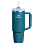 Double-Wall Vacuum The Quencher H2.0 Flowstate Tumbler D051L - Double-Wall Vacuum Insulated Travel Tumbler with Straw - Coastal Teal