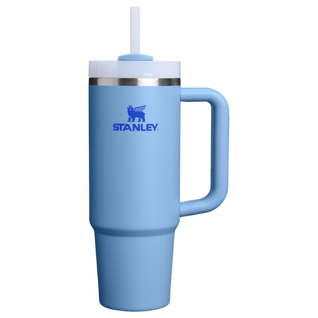 Car-Cup Friendly The Quencher H2.0 Flowstate Tumbler | Stanley Create D331C - FlowState 3-Position Lid Insulated Travel Mug - Blue Sky
