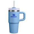 Splash-Resistant FlowState The Quencher H2.O Flowstate Tumbler | Stanley Create D291F - 40oz Large Capacity Car-Cup Friendly Quencher - Blue Sky