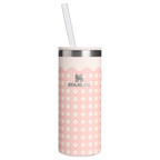 Ice-Retention The Everyday Slim Can Cooler Cup D350R - Compact All-Weather Soft-Sided Cooler Backpack - Rose Quartz Rattan