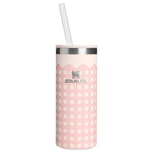 Ice-Retention The Everyday Slim Can Cooler Cup D350R - Compact All-Weather Soft-Sided Cooler Backpack - Rose Quartz Rattan