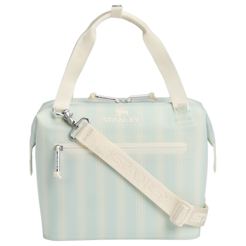 Ice-Retention The All Day Julienne Mini Cooler D349V - Compact All-Weather Soft-Sided Cooler Backpack - Mist Picnic Stripe