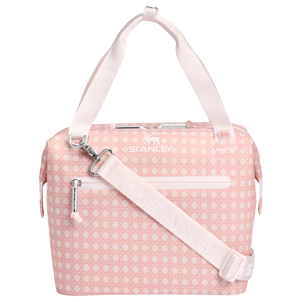 Ice-Retention The All Day Julienne Mini Cooler D349V - Compact All-Weather Soft-Sided Cooler Backpack - Rose Quartz Rattan