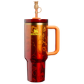 Car-Cup Friendly The Stanley 1913 x Karol G Quencher H2.0 Flowstate Tumbler D275T - FlowState 3-Position Lid Insulated Travel Mug - 40oz | KAROL G FLOR