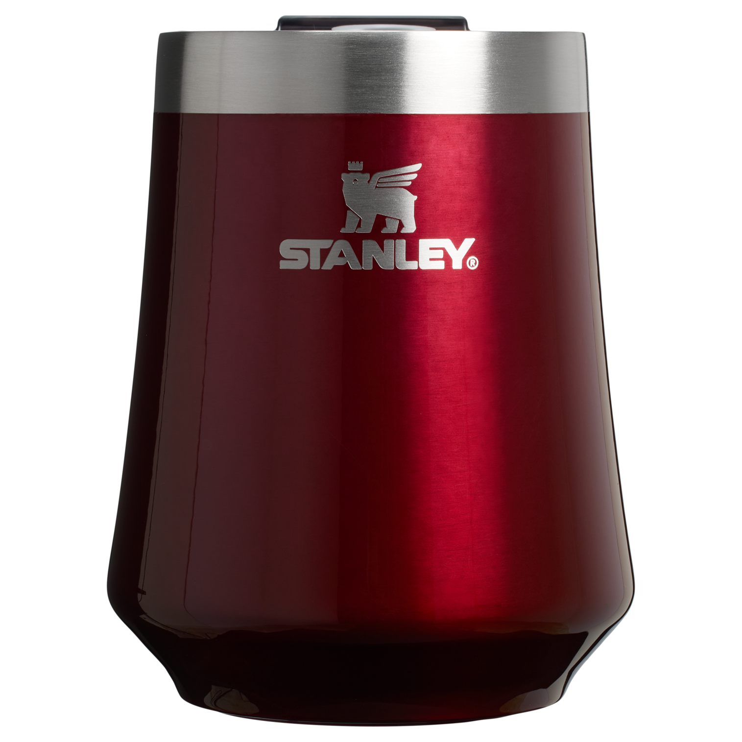 Flavor-Preserving The Reserve Wine Tumbler D125V - Premium Insulated Egg-Shaped Wine Glass for Outdoors - Garnet Shine