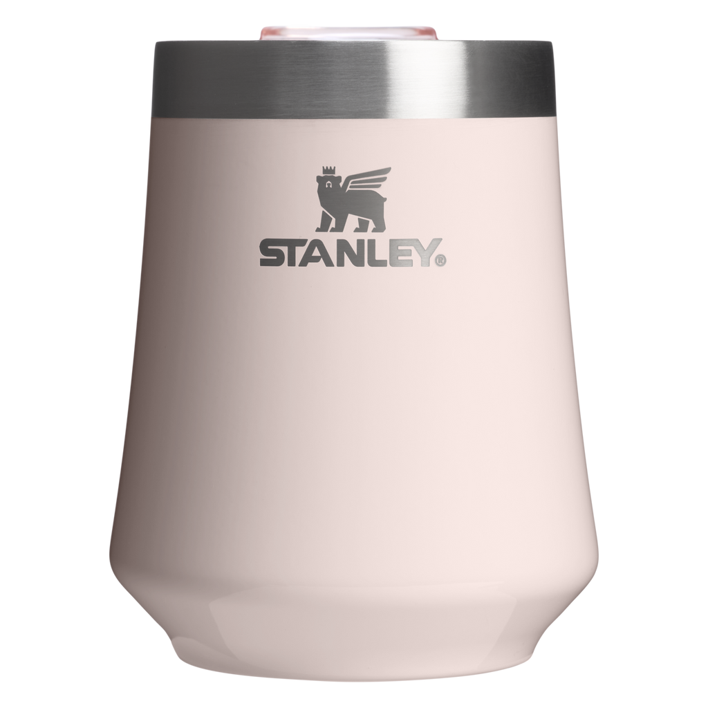 Flavor-Preserving The Reserve Wine Tumbler D125V - Premium Insulated Egg-Shaped Wine Glass for Outdoors - Rose Quartz Gloss