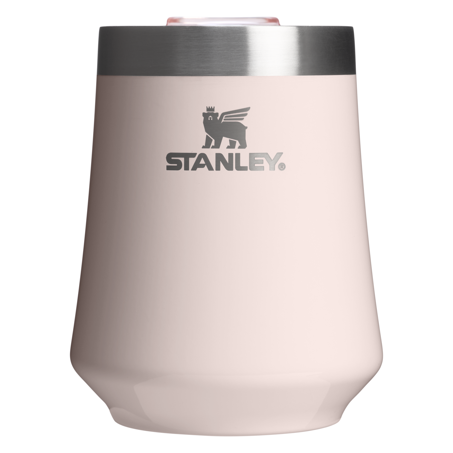 Flavor-Preserving The Reserve Wine Tumbler D125V - Premium Insulated Egg-Shaped Wine Glass for Outdoors - Rose Quartz Gloss