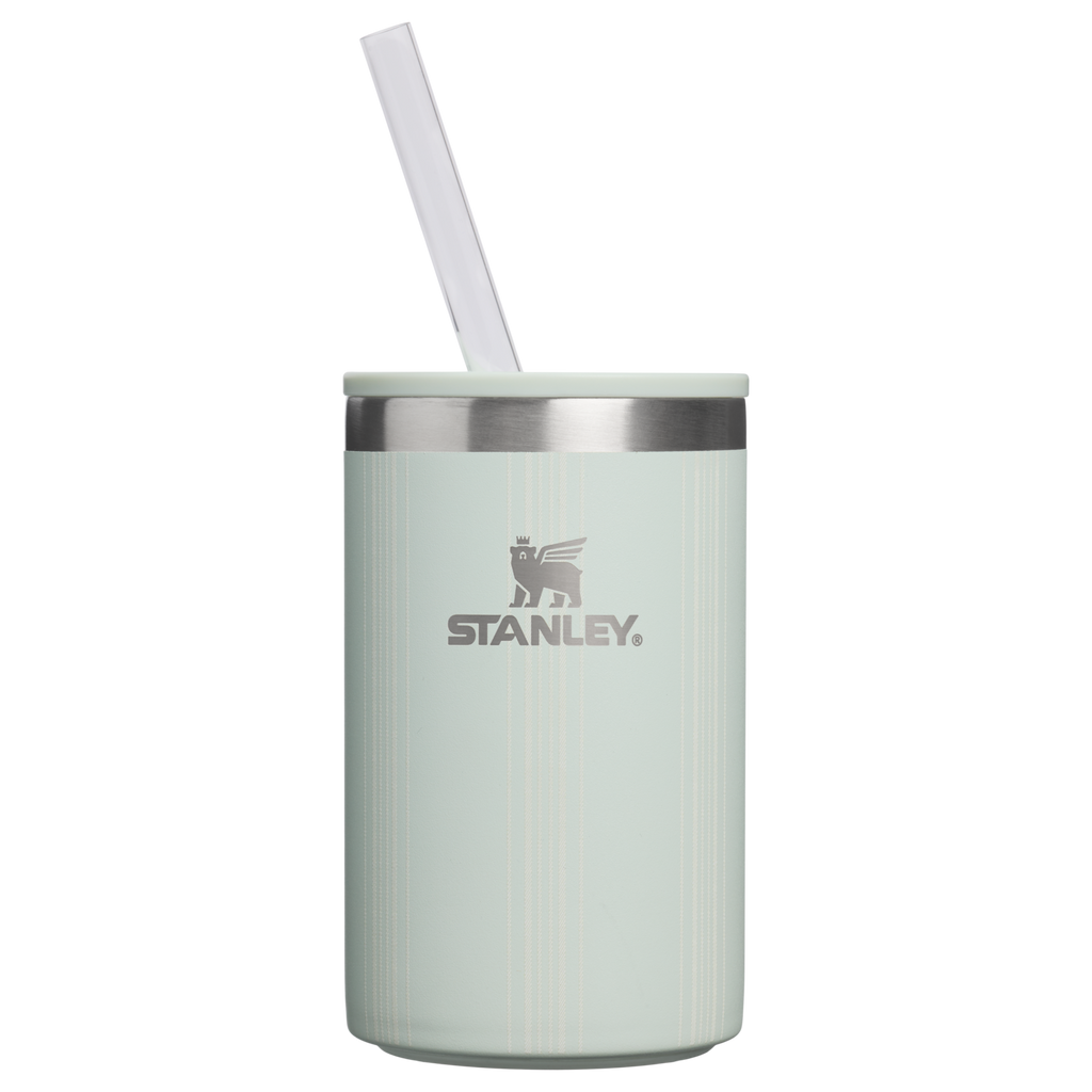 Premium All-Weather The Everyday Can Cooler Cup D353P - Leak-Proof Insulated Mini Cooler Bag for Lunch - Mist Picnic Stripe