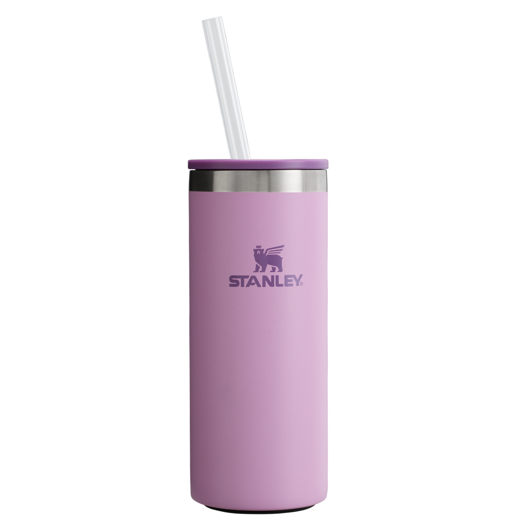 Ice-Retention The Everyday Slim Can Cooler Cup D255E - Julienne Series Portable Picnic Chiller Tote - Lilac