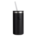 Leak-Proof Insulated The Everyday Tall Can Cooler Cup D117J - Heavy-Duty Ice-Retention Food & Beverage Carrier - Black 2.0