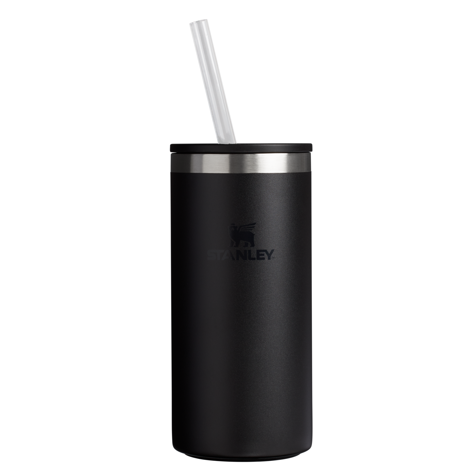 Leak-Proof Insulated The Everyday Tall Can Cooler Cup D117J - Heavy-Duty Ice-Retention Food & Beverage Carrier - Black 2.0