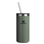 Leak-Proof Insulated The Everyday Tall Can Cooler Cup D117J - Heavy-Duty Ice-Retention Food & Beverage Carrier - Hammertone Green