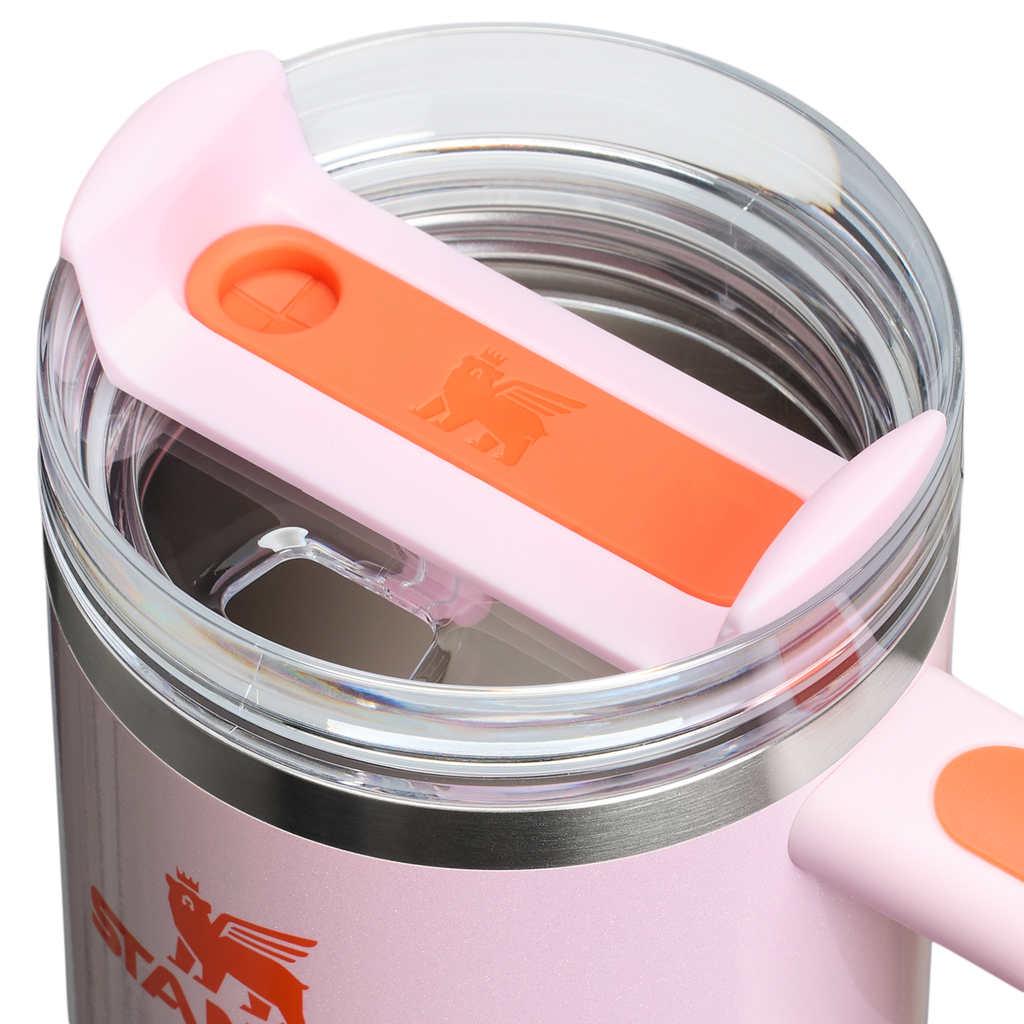 Car-Cup Friendly The Quencher H2.O Flowstate Tumbler with Handle | Stanley Create D309N - Premium Stainless Steel Straw Cup for All-Day Hydration Detail