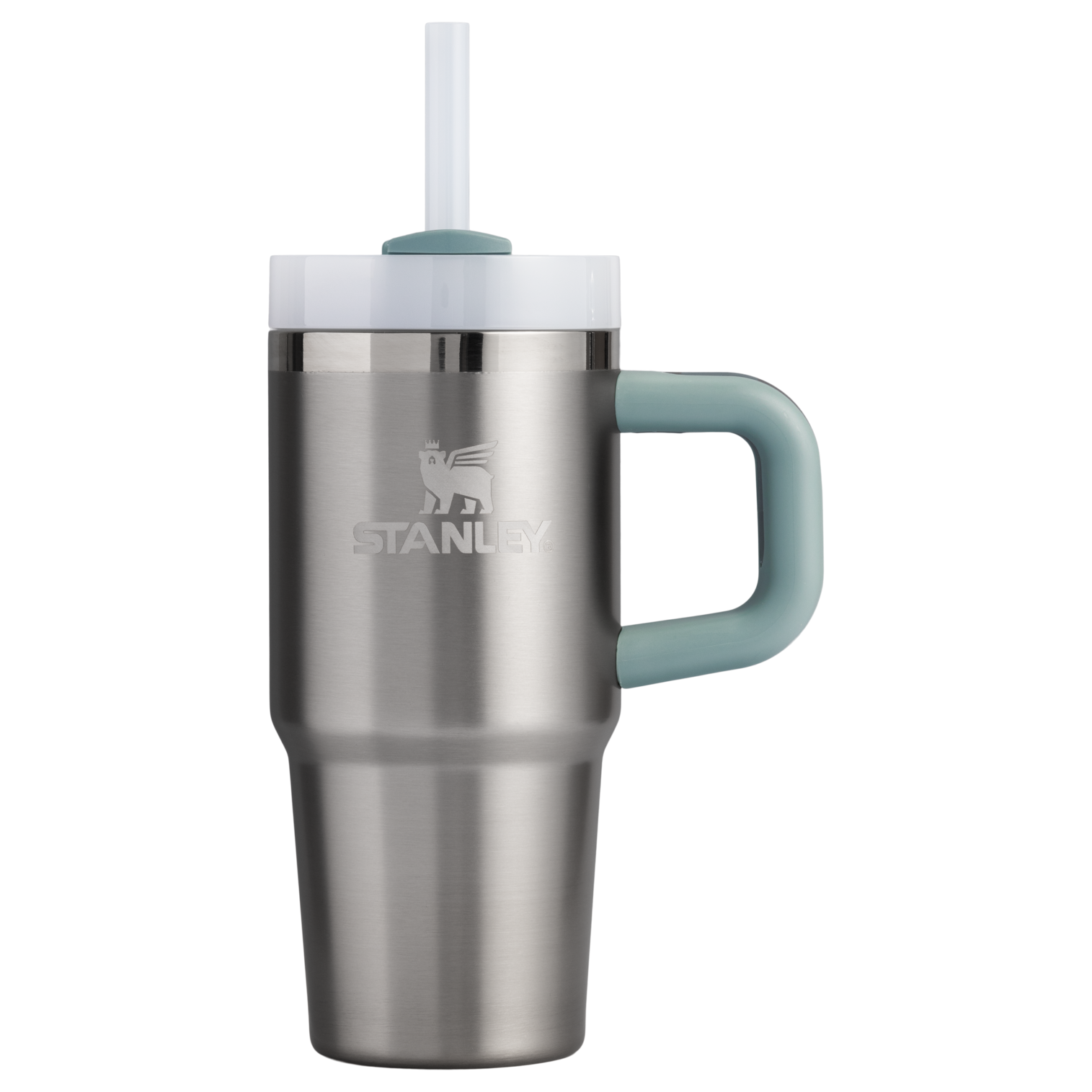 Splash-Resistant FlowState The Quencher H2.O Flowstate Tumbler | Stanley Create D291F - 40oz Large Capacity Car-Cup Friendly Quencher Detail