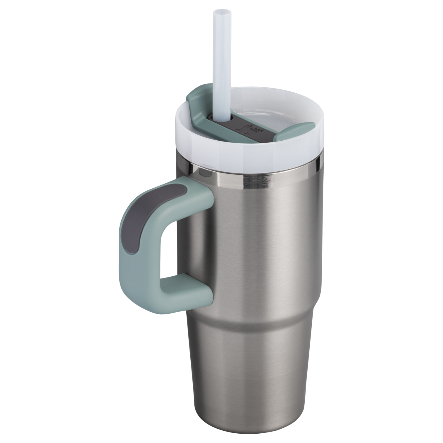 Splash-Resistant FlowState The Quencher H2.O Flowstate Tumbler | Stanley Create D291F - 40oz Large Capacity Car-Cup Friendly Quencher Detail