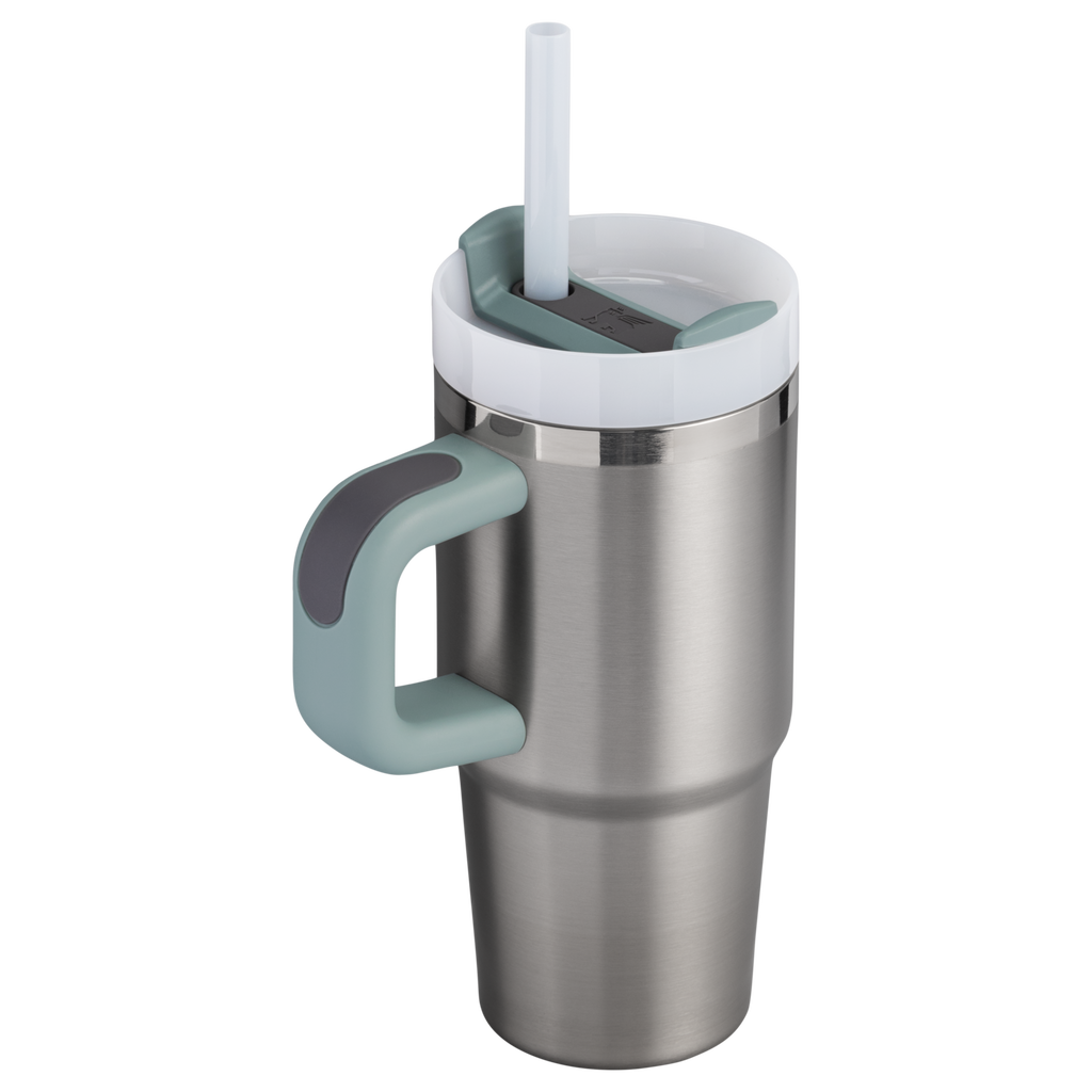 Double-Wall Vacuum The Quencher H2.O Flowstate Tumbler D068Z - FlowState 3-Position Lid Insulated Travel Mug Detail