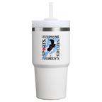 Double-Wall Vacuum The Quencher H2.0 Flowstate Tumbler D341T - Premium Stainless Steel Straw Cup for All-Day Hydration - Tournament White