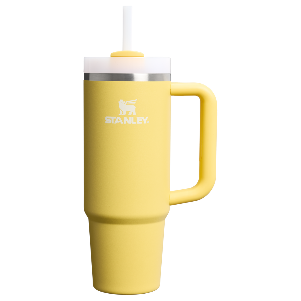 Double-Wall Vacuum The Quencher H2.0 Flowstate Tumbler D051L - Double-Wall Vacuum Insulated Travel Tumbler with Straw - Daffodil