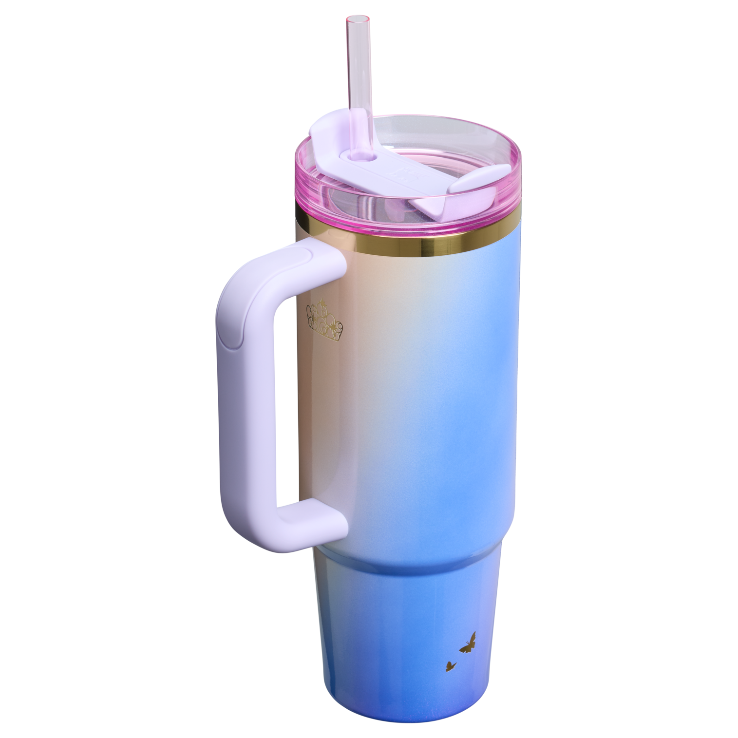 Splash-Resistant FlowState The Wicked for Good Quencher H2.0 Flowstate Tumbler D246P - FlowState 3-Position Lid Insulated Travel Mug Detail