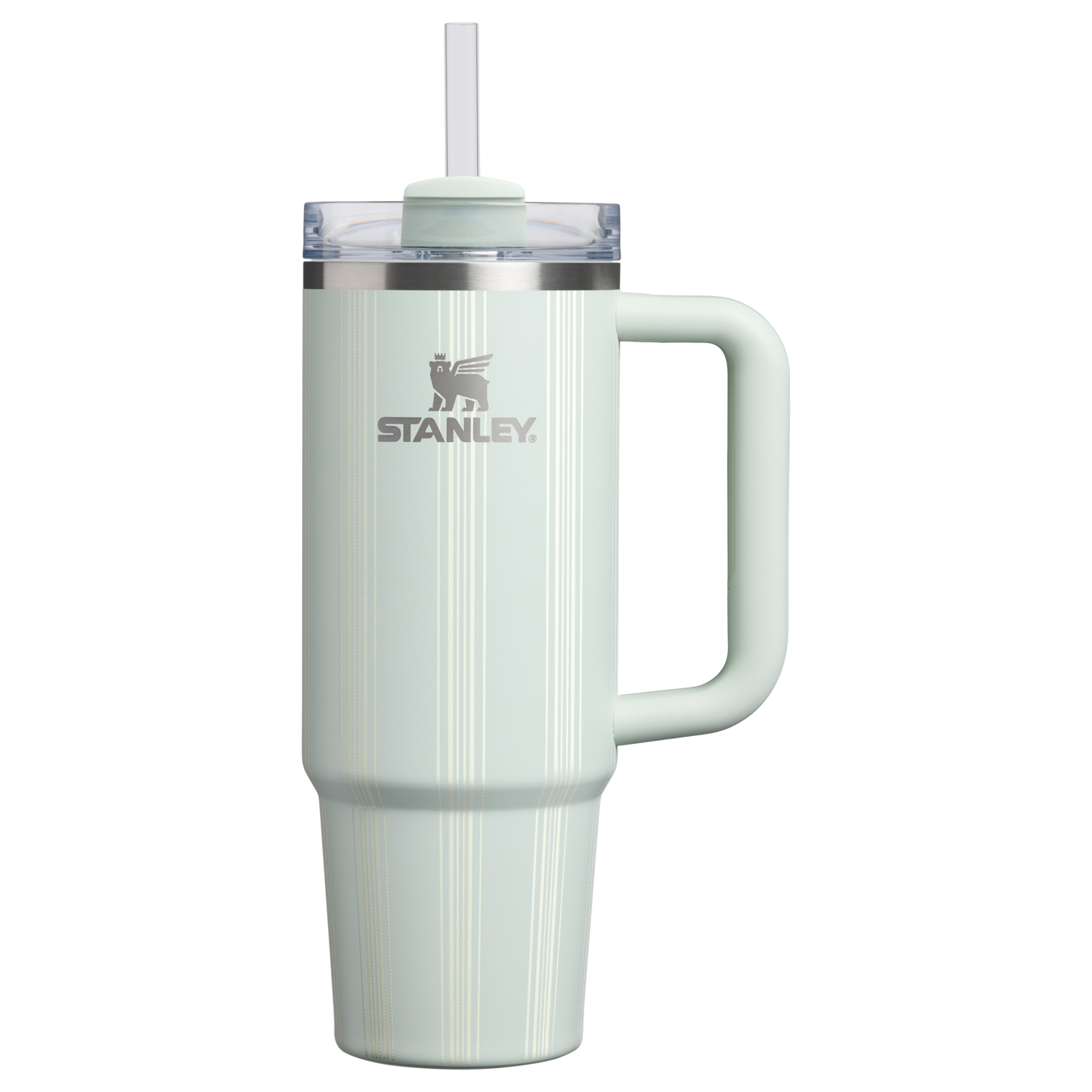 Double-Wall Vacuum The Quencher H2.0 Flowstate Tumbler D343V - FlowState 3-Position Lid Insulated Travel Mug - Mist Picnic Stripe