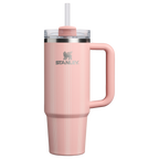 Double-Wall Vacuum The Quencher H2.0 Flowstate Tumbler D343V - FlowState 3-Position Lid Insulated Travel Mug - Peach Rose Picnic Stripe