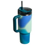 Splash-Resistant FlowState The Quencher H2.0 Flowstate Tumbler D050X - Double-Wall Vacuum Insulated Travel Tumbler with Straw Detail