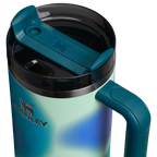 Splash-Resistant FlowState The Quencher H2.0 Flowstate Tumbler D050X - Double-Wall Vacuum Insulated Travel Tumbler with Straw Detail