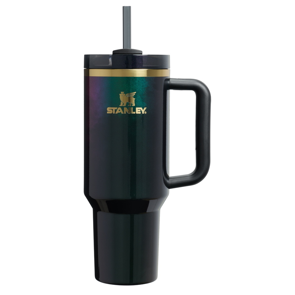 Car-Cup Friendly The Wicked for Good Quencher H2.0 Flowstate Tumbler D245R - Premium Stainless Steel Straw Cup for All-Day Hydration - Elphaba For Good