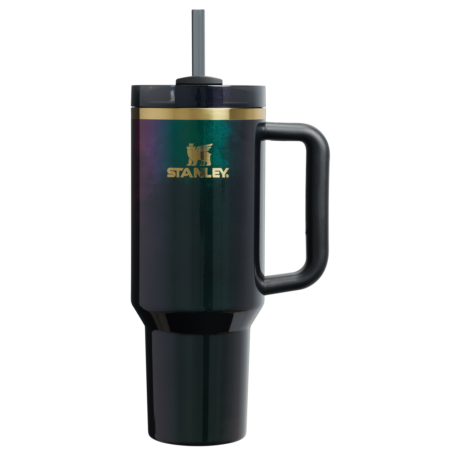 Car-Cup Friendly The Wicked for Good Quencher H2.0 Flowstate Tumbler D245R - Premium Stainless Steel Straw Cup for All-Day Hydration - Elphaba For Good