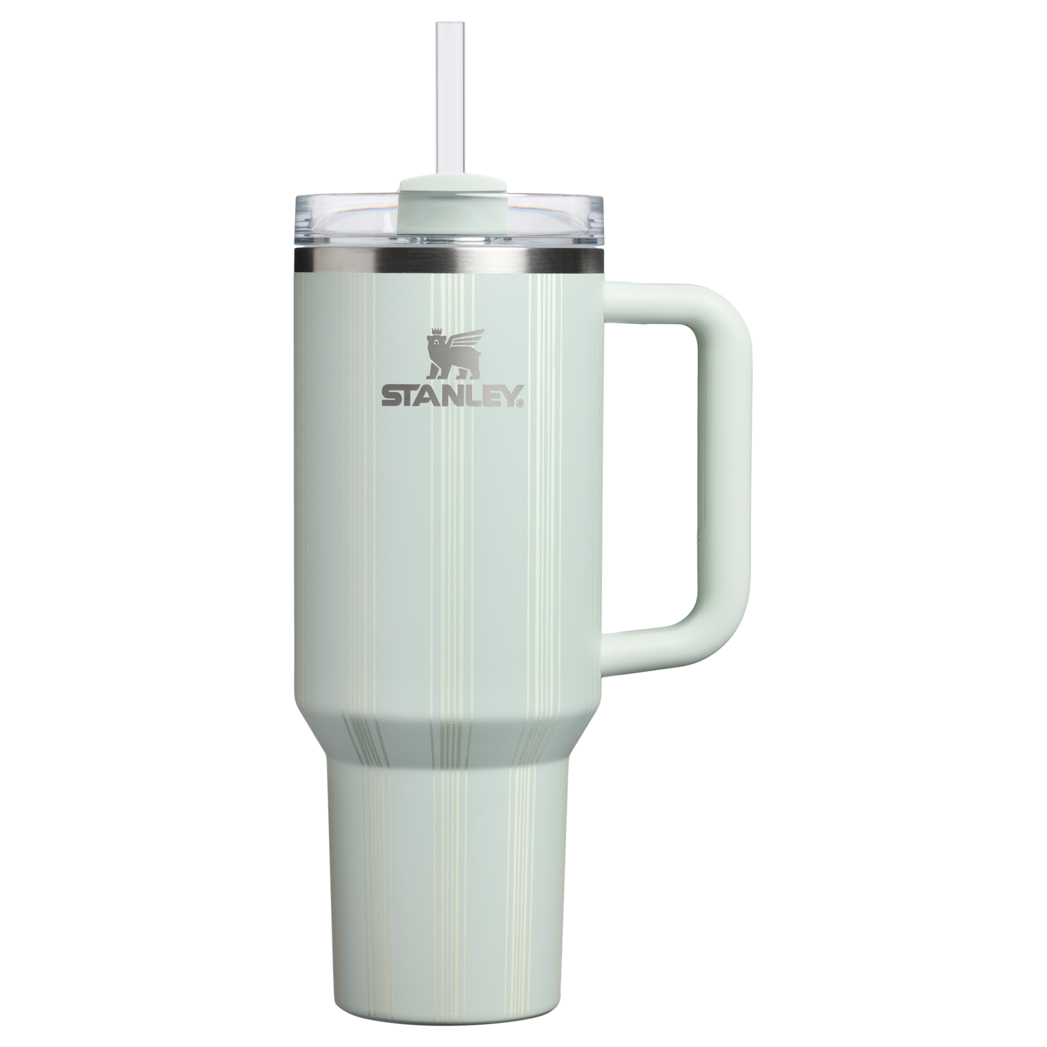 Double-Wall Vacuum The Quencher H2.0 Flowstate Tumbler D342C - Premium Stainless Steel Straw Cup for All-Day Hydration - Mist Picnic Stripe
