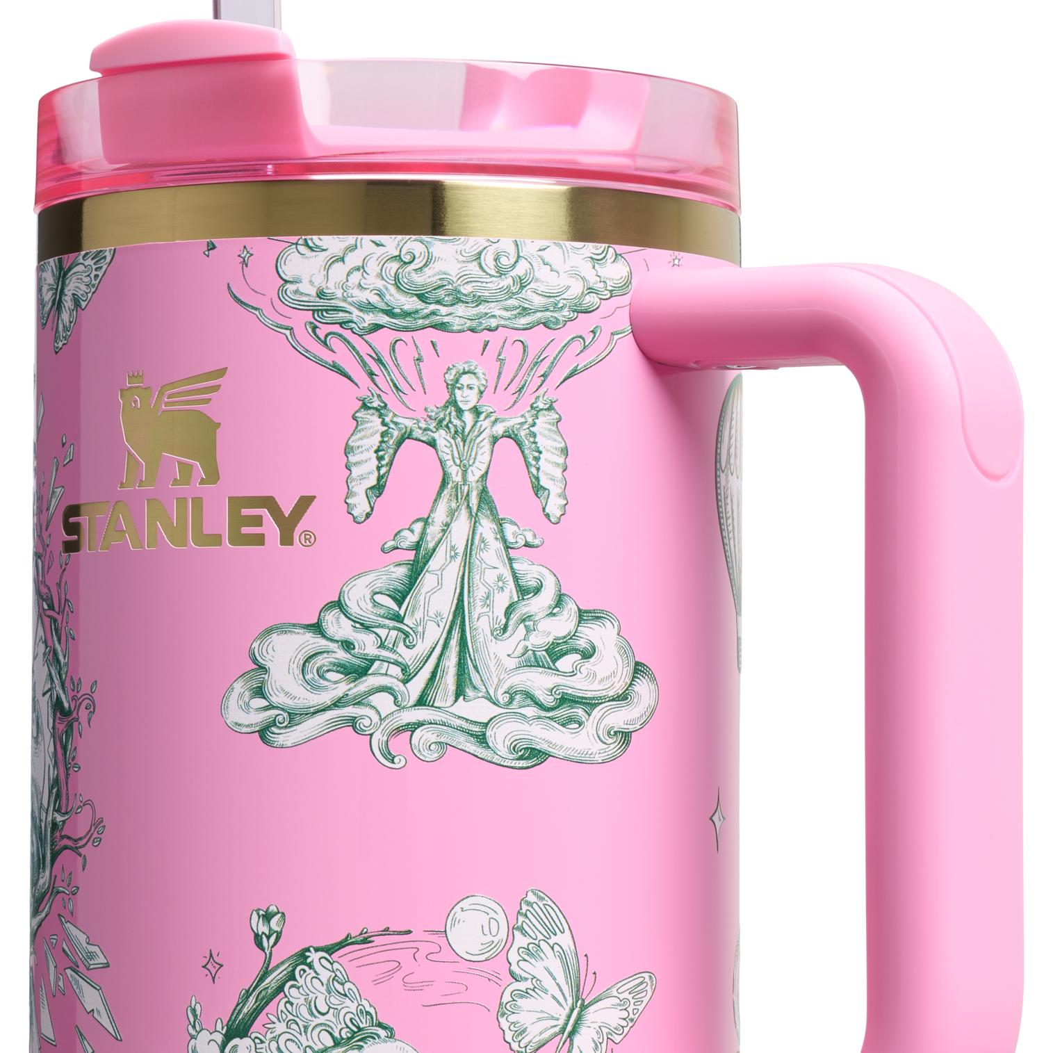 Car-Cup Friendly The Wicked for Good Quencher H2.0 Flowstate Tumbler D245R - Premium Stainless Steel Straw Cup for All-Day Hydration Detail