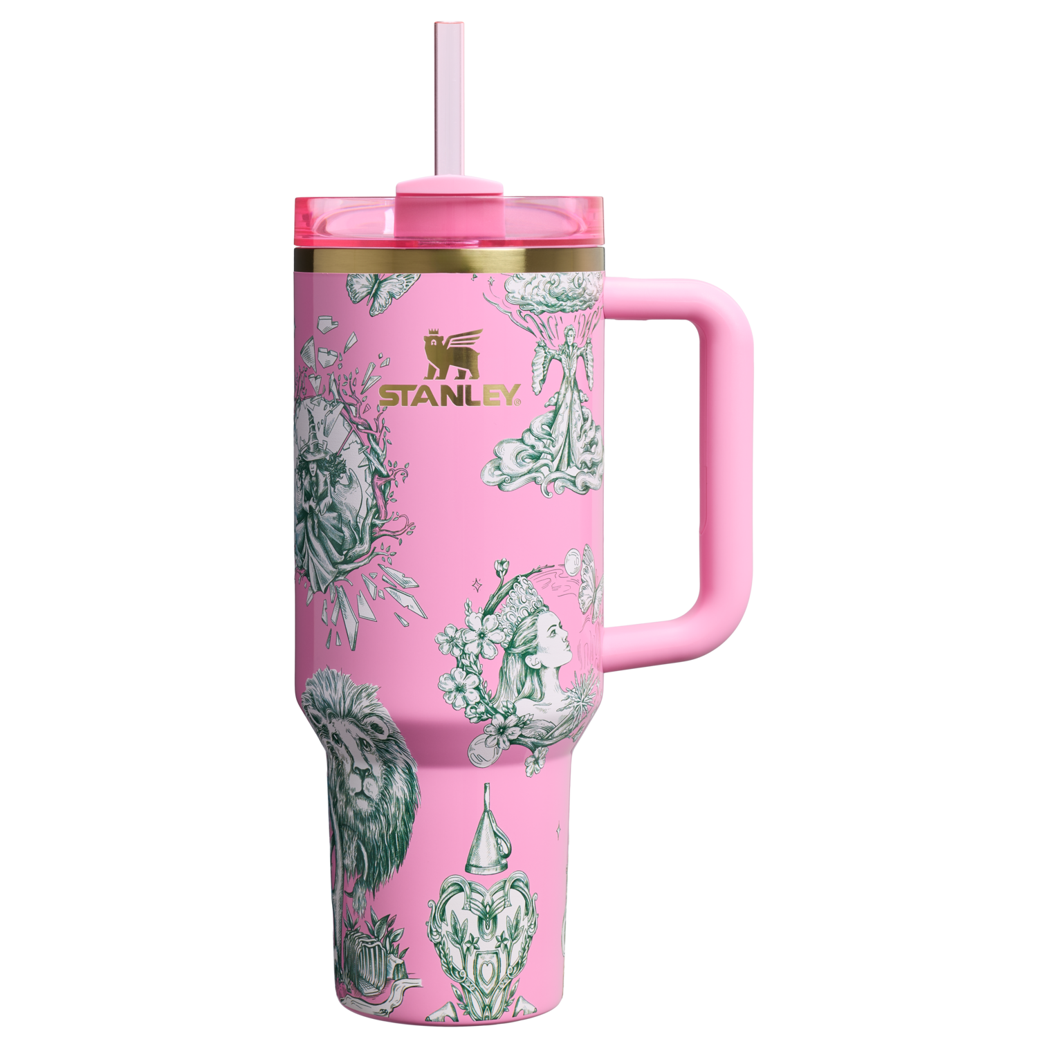 Car-Cup Friendly The Wicked for Good Quencher H2.0 Flowstate Tumbler D245R - Premium Stainless Steel Straw Cup for All-Day Hydration - Ozian Reprise