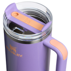 Splash-Resistant FlowState The Quencher H2.0 Flowstate Tumbler D050X - Double-Wall Vacuum Insulated Travel Tumbler with Straw Detail