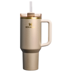 Splash-Resistant FlowState The Cheers & Cheer Quencher H2.0 Flowstate Tumbler D188Q - 40oz Large Capacity Car-Cup Friendly Quencher - Prosecco Shimmer