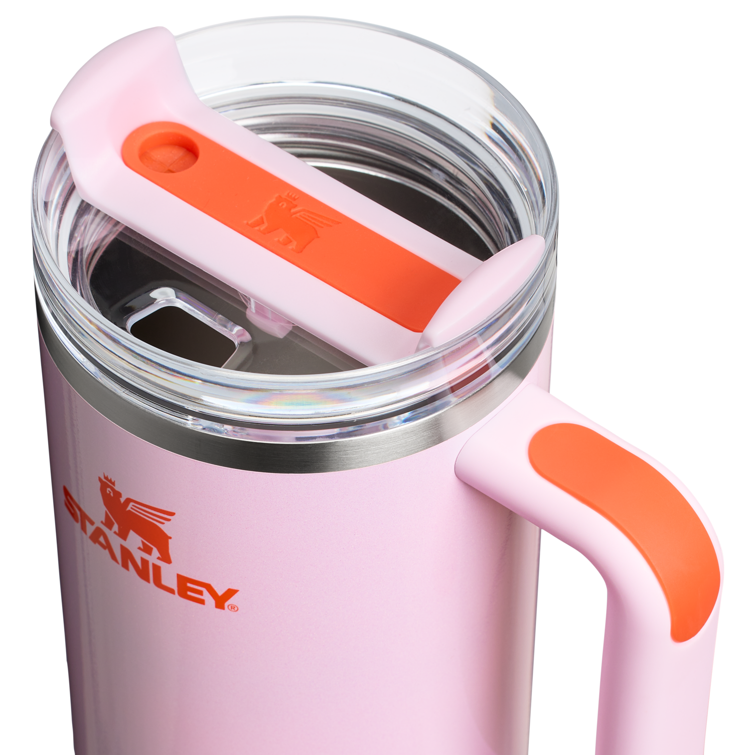 Splash-Resistant FlowState The Quencher H2.0 Flowstate Tumbler D050X - Double-Wall Vacuum Insulated Travel Tumbler with Straw Detail