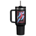 Insulated Travel The Quencher H2.0 Flowstate Tumbler D340Y - 40oz Large Capacity Car-Cup Friendly Quencher - Tournament Black