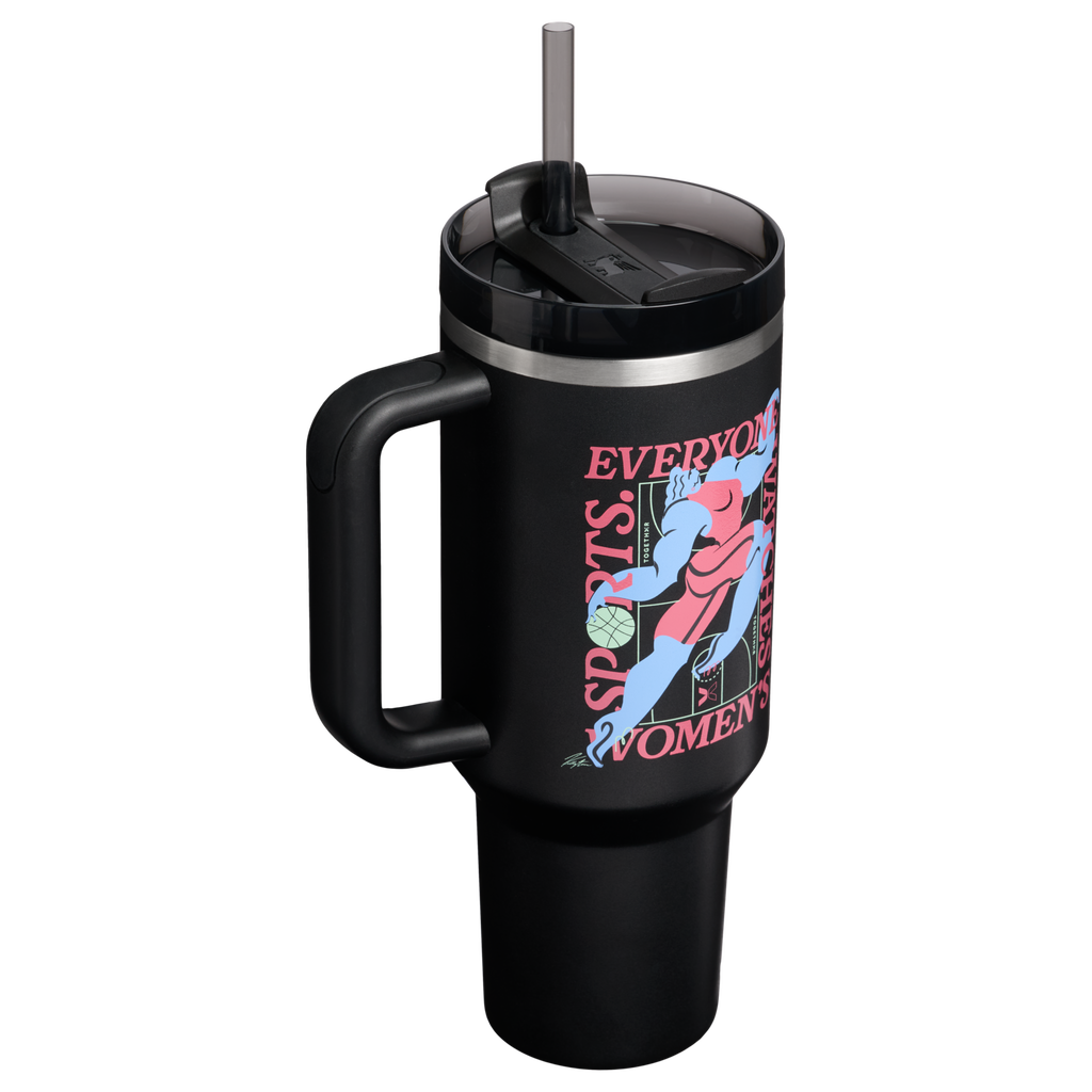 Insulated Travel The Quencher H2.0 Flowstate Tumbler D340Y - 40oz Large Capacity Car-Cup Friendly Quencher Detail