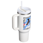 Insulated Travel The Quencher H2.0 Flowstate Tumbler D340Y - 40oz Large Capacity Car-Cup Friendly Quencher Detail
