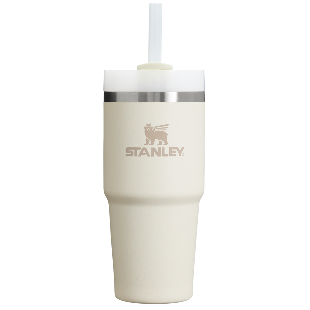 Double-Wall Vacuum The Quencher H2.0 Flowstate Tumbler D214X - Double-Wall Vacuum Insulated Travel Tumbler with Straw - Cream 2.0