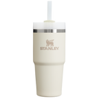 Double-Wall Vacuum The Quencher H2.0 Flowstate Tumbler D214X - Double-Wall Vacuum Insulated Travel Tumbler with Straw - Cream 2.0
