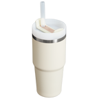 Double-Wall Vacuum The Quencher H2.0 Flowstate Tumbler D214X - Double-Wall Vacuum Insulated Travel Tumbler with Straw Detail