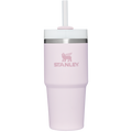 Double-Wall Vacuum The Quencher H2.0 Flowstate Tumbler D214X - Double-Wall Vacuum Insulated Travel Tumbler with Straw - Rose Quartz 2.0